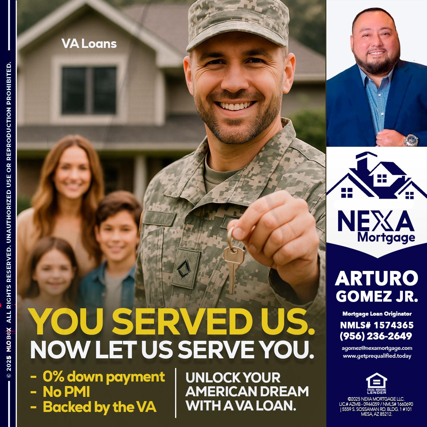 YOU DESERVED - Arturo Gomez Jr -Mortgage Broker