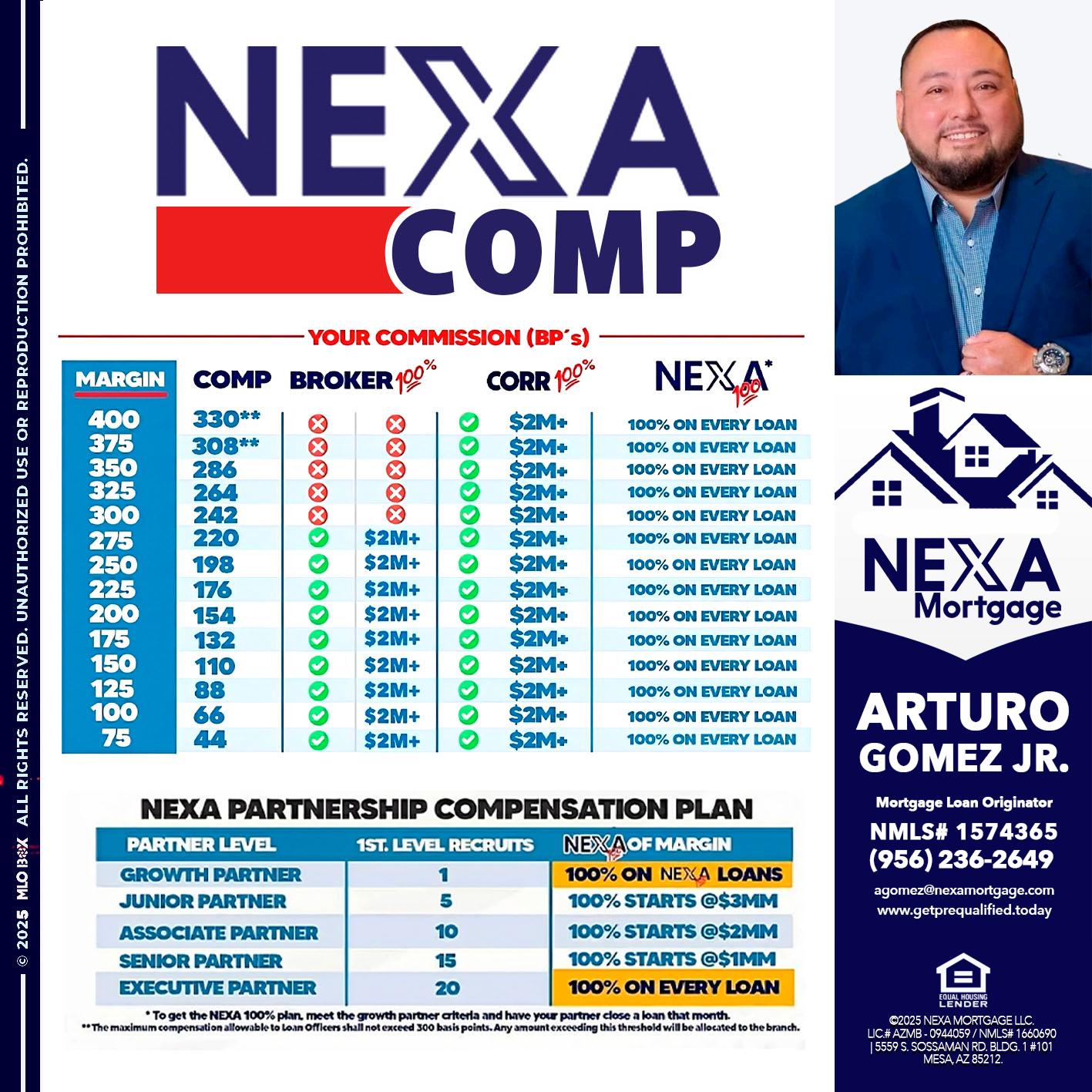 NEXA COMP - Arturo Gomez Jr -Mortgage Broker