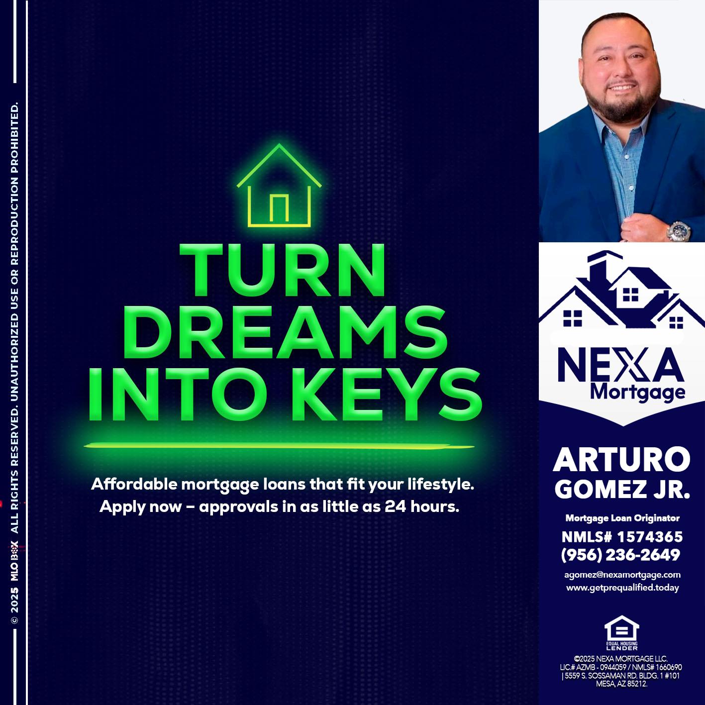turn dreams - Arturo Gomez Jr -Mortgage Broker
