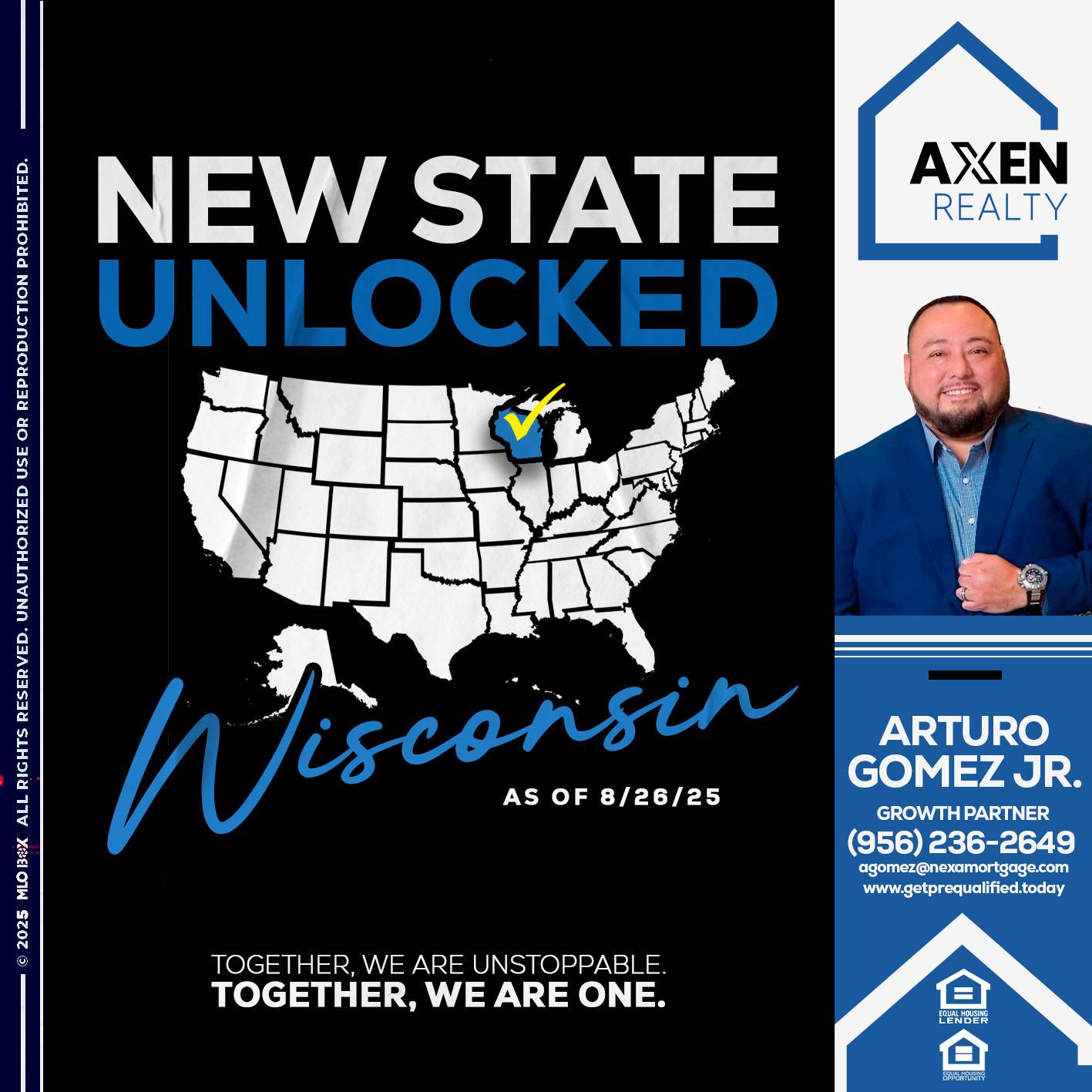 WISCONSIN - Arturo Gomez Jr -Mortgage Broker