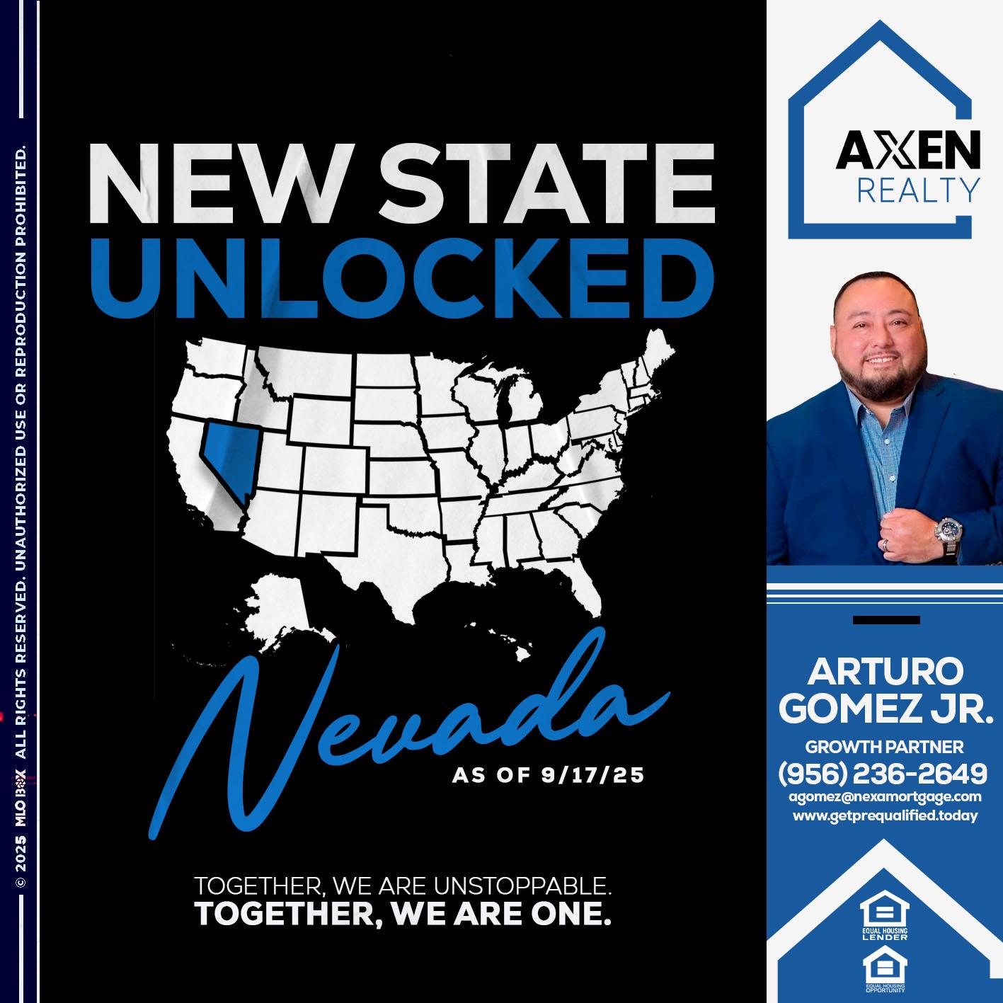 NEVADA - Arturo Gomez Jr -Mortgage Broker