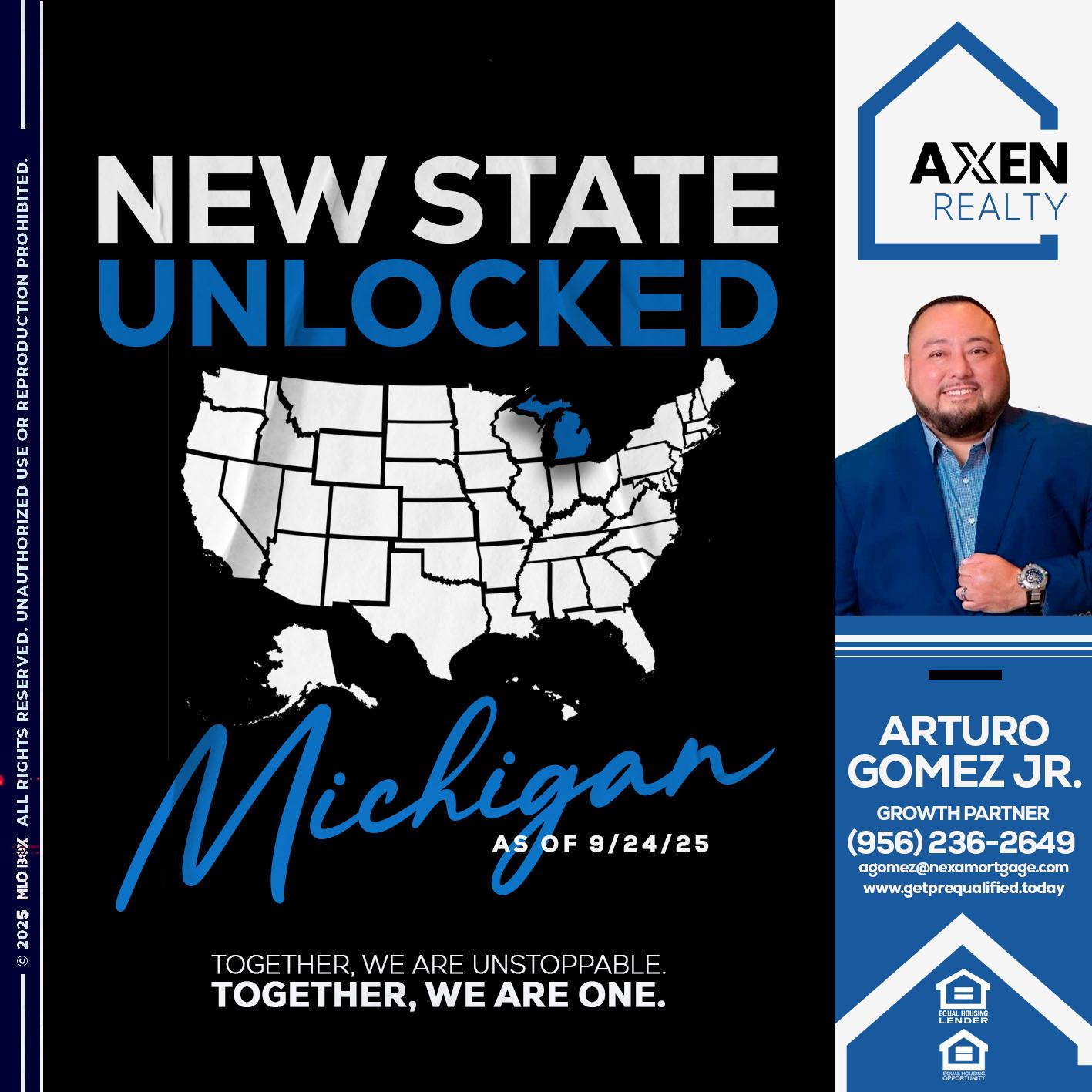 MICHIGAN UNLOCKED - Arturo Gomez Jr -Mortgage Broker
