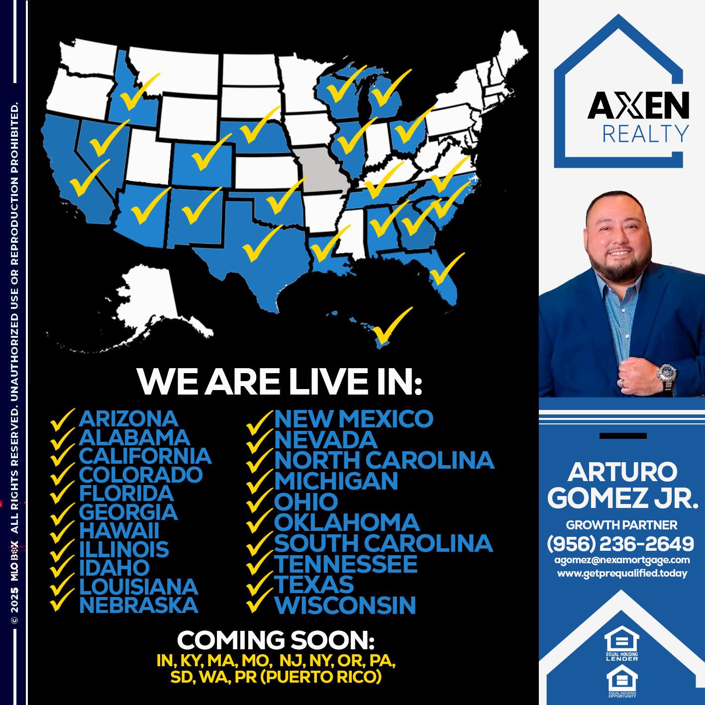 WE ARE LIVE IN HAWAII - Arturo Gomez Jr -Mortgage Broker