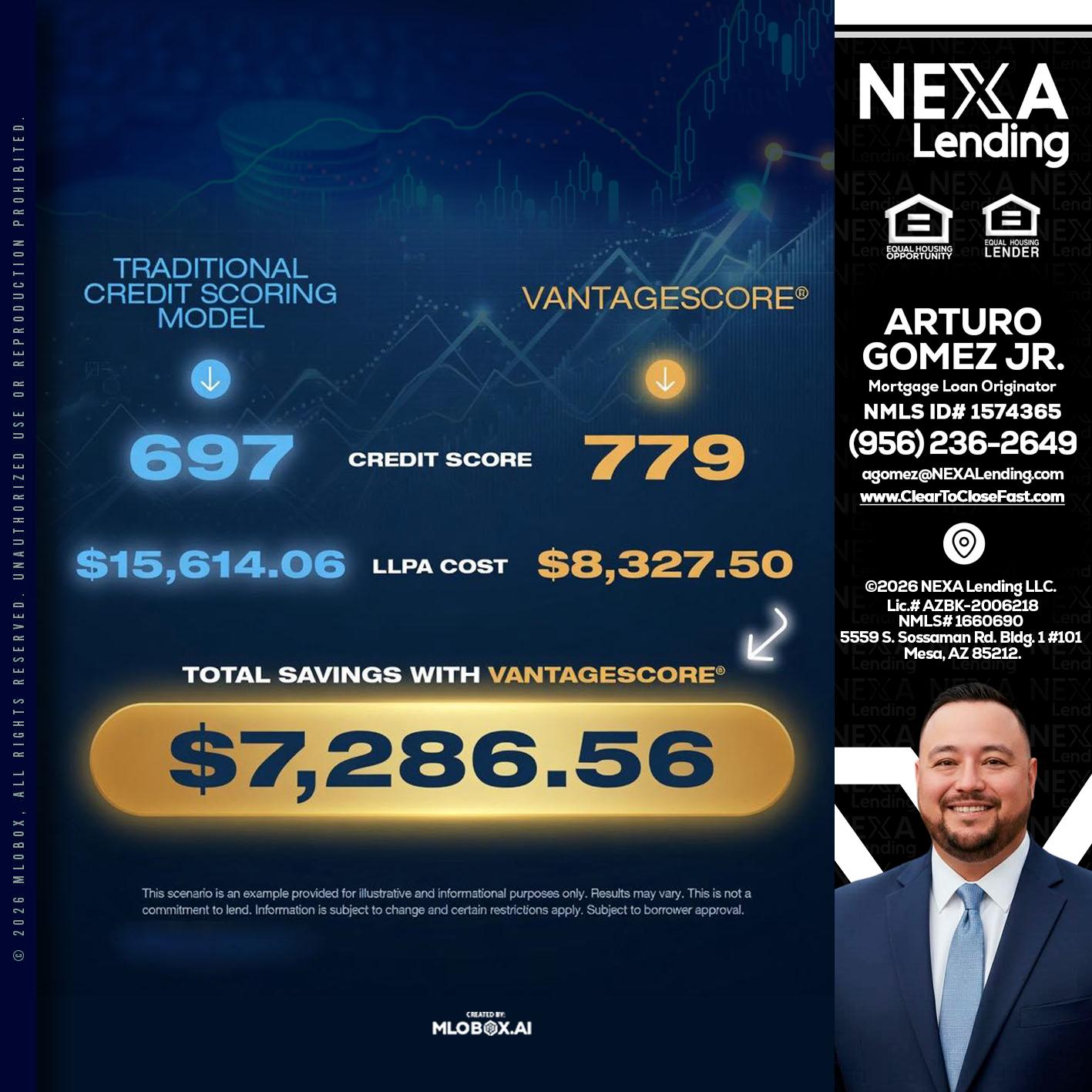 $7,286.56 - Arturo Gomez Jr -Mortgage Broker