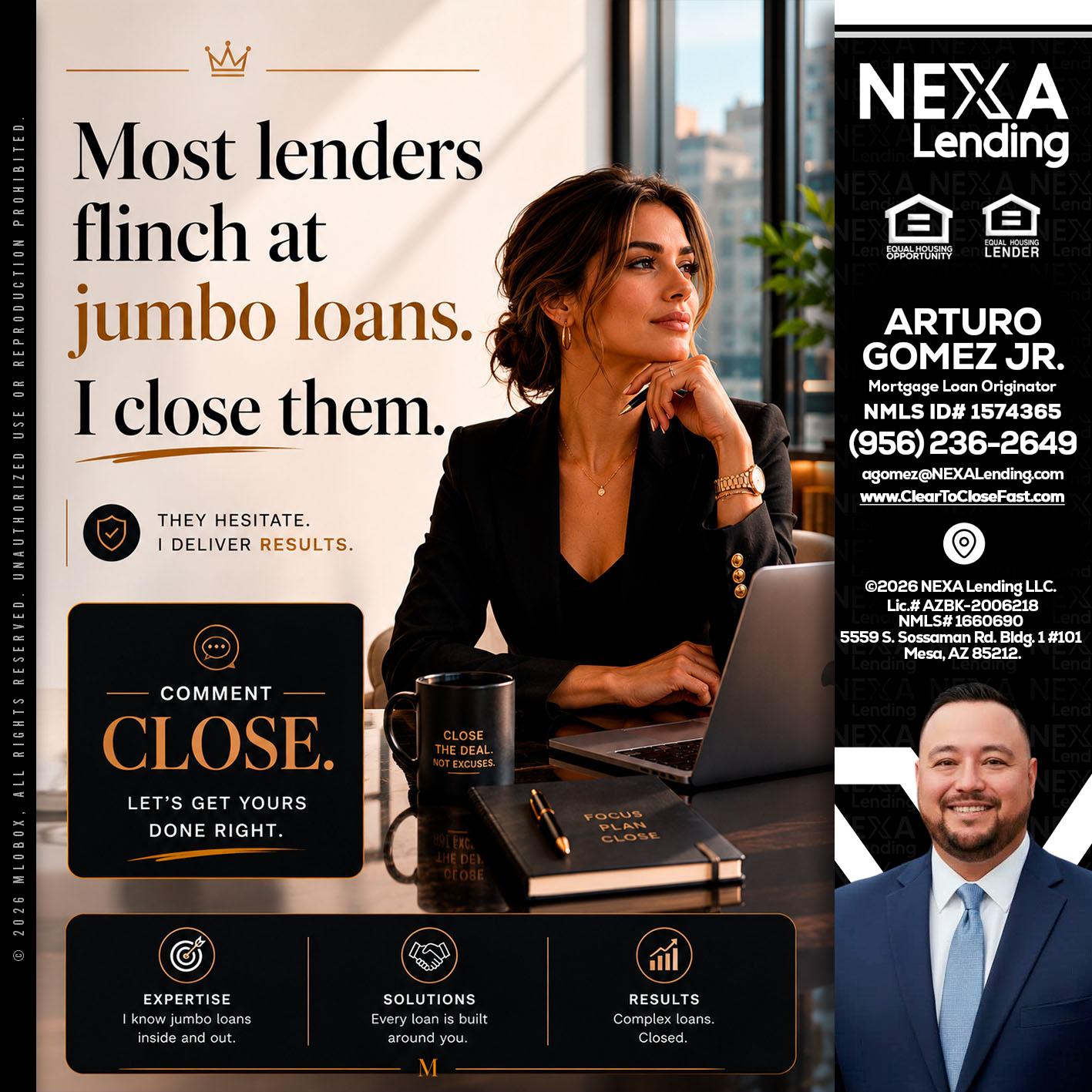 most lenders - Arturo Gomez Jr -Mortgage Broker