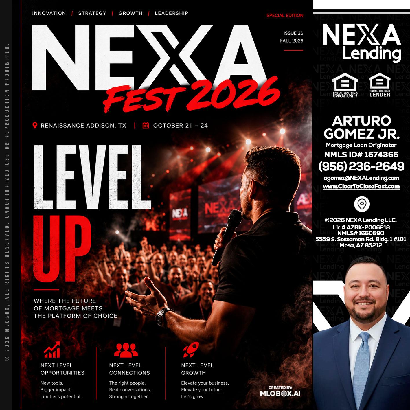 NEXA FEST 2026 - Arturo Gomez Jr -Mortgage Broker