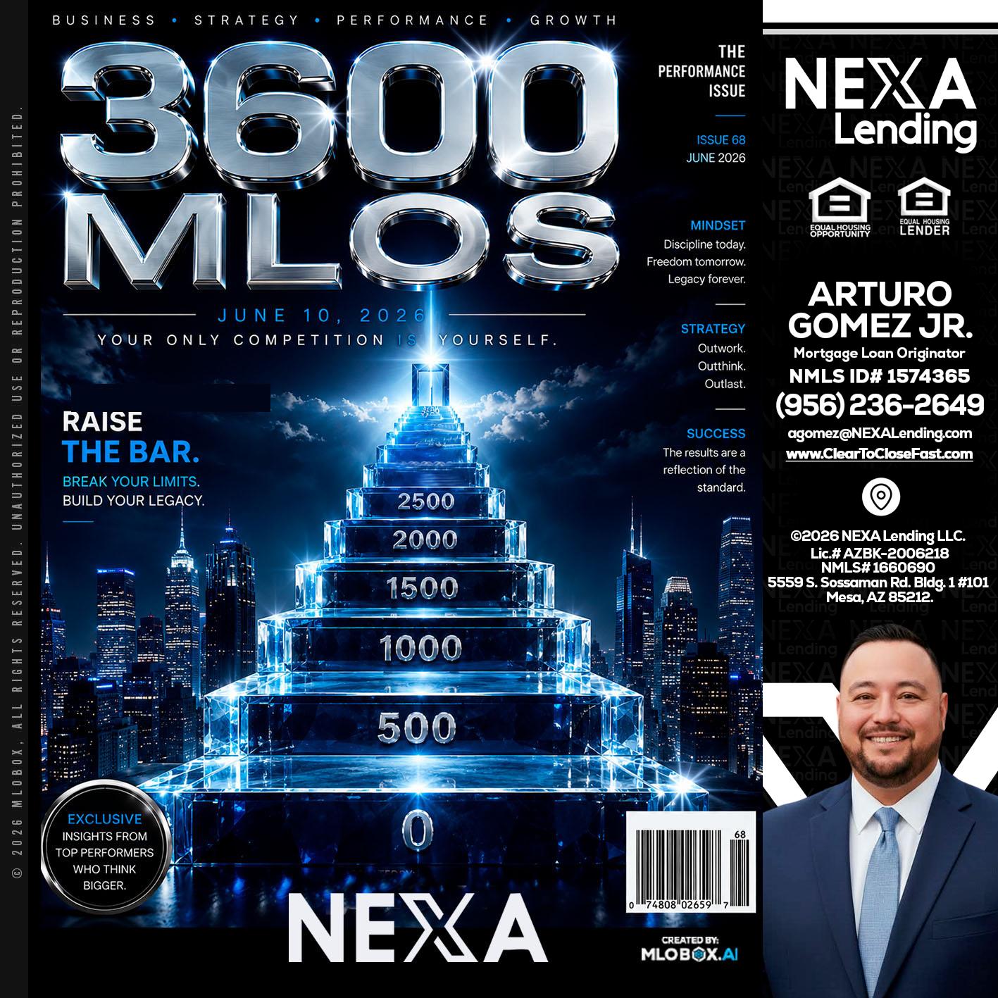 3600 MLOs - Arturo Gomez Jr -Mortgage Broker